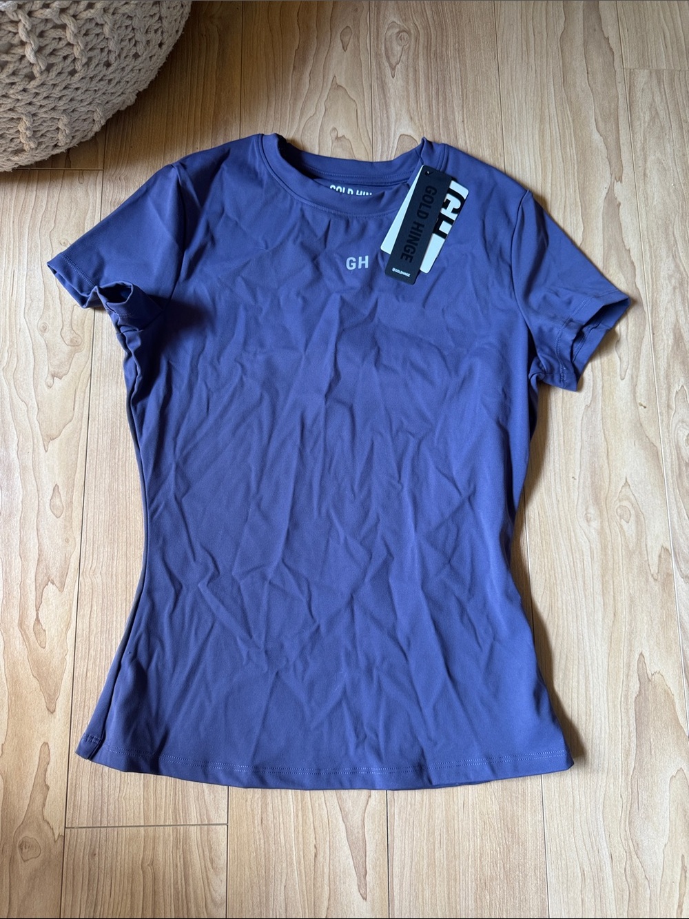 Goldhinge Essential Short Sleeve Pale Indigo